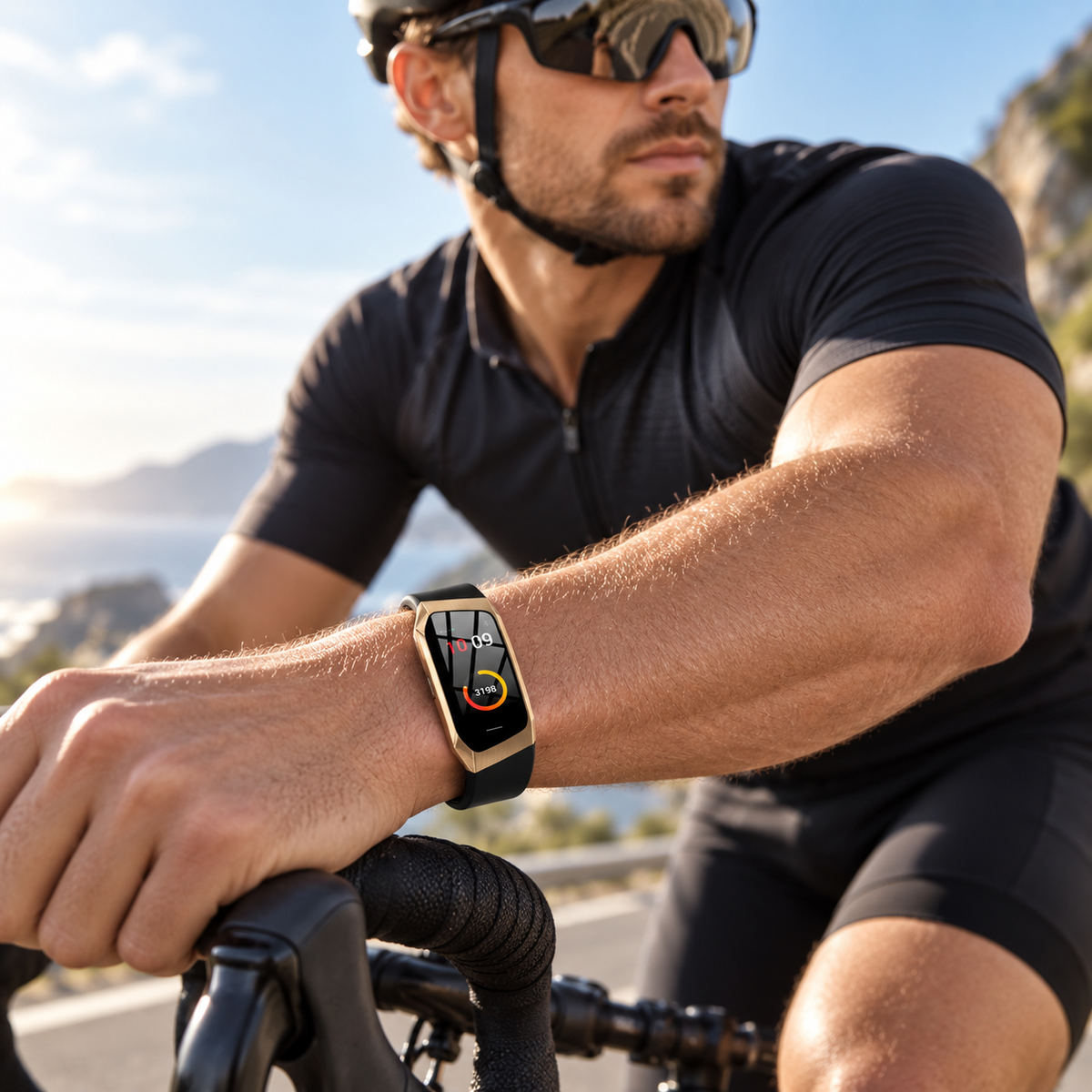 Blood Pressure Smart Watch Heart Rate Fitness Tracker