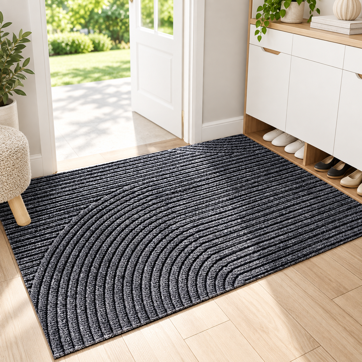 Non Slip Door Mat Indoor Outdoor Heavy Duty Dirt Trap Mat