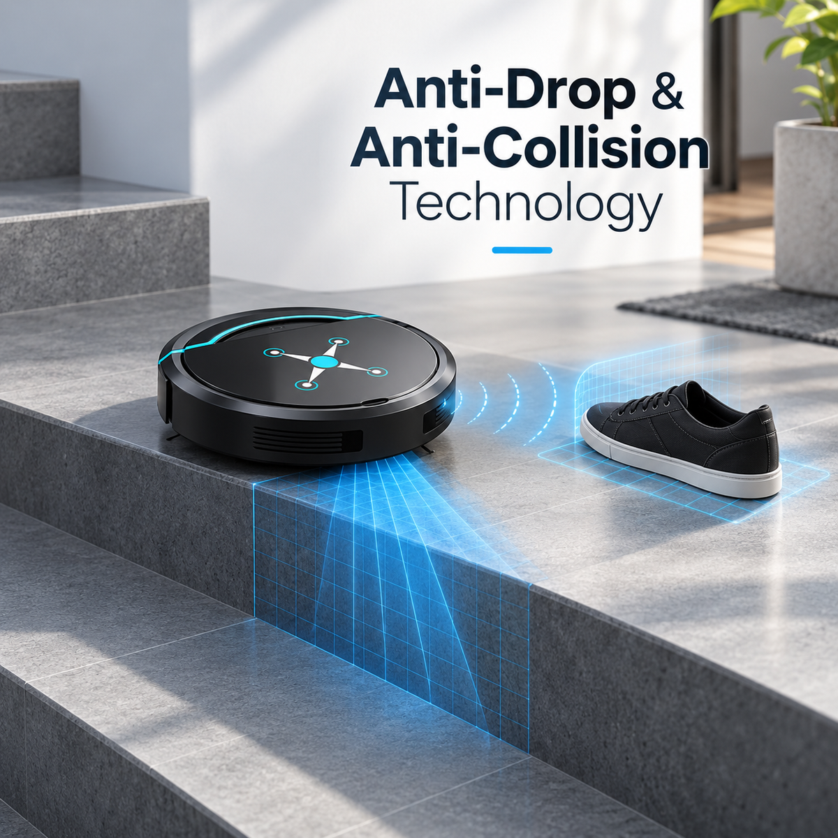 Robot Vacuum Cleaner and Mop Automatic Self-Charging