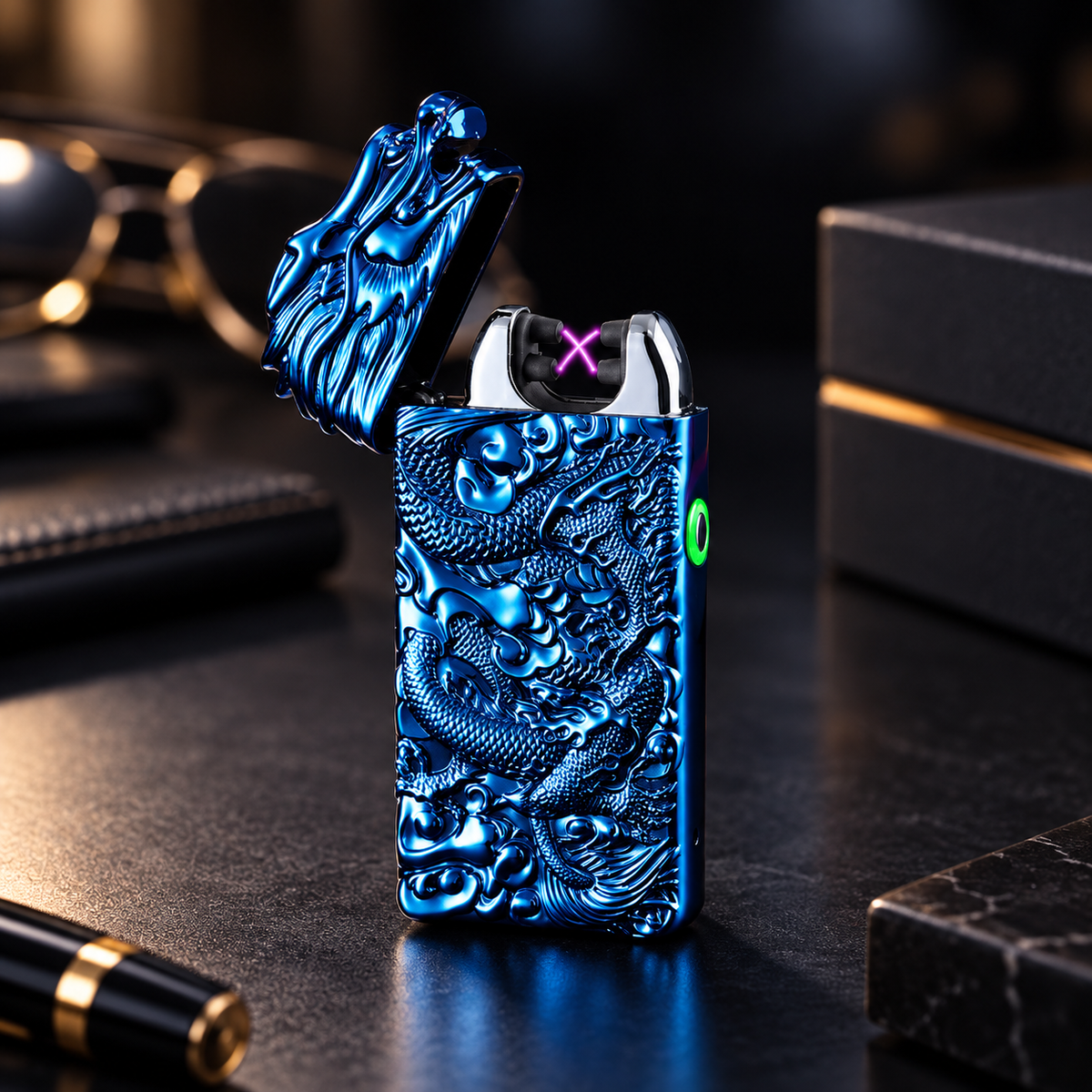 Dragon Plasma Lighter Rechargeable Windproof Flameless
