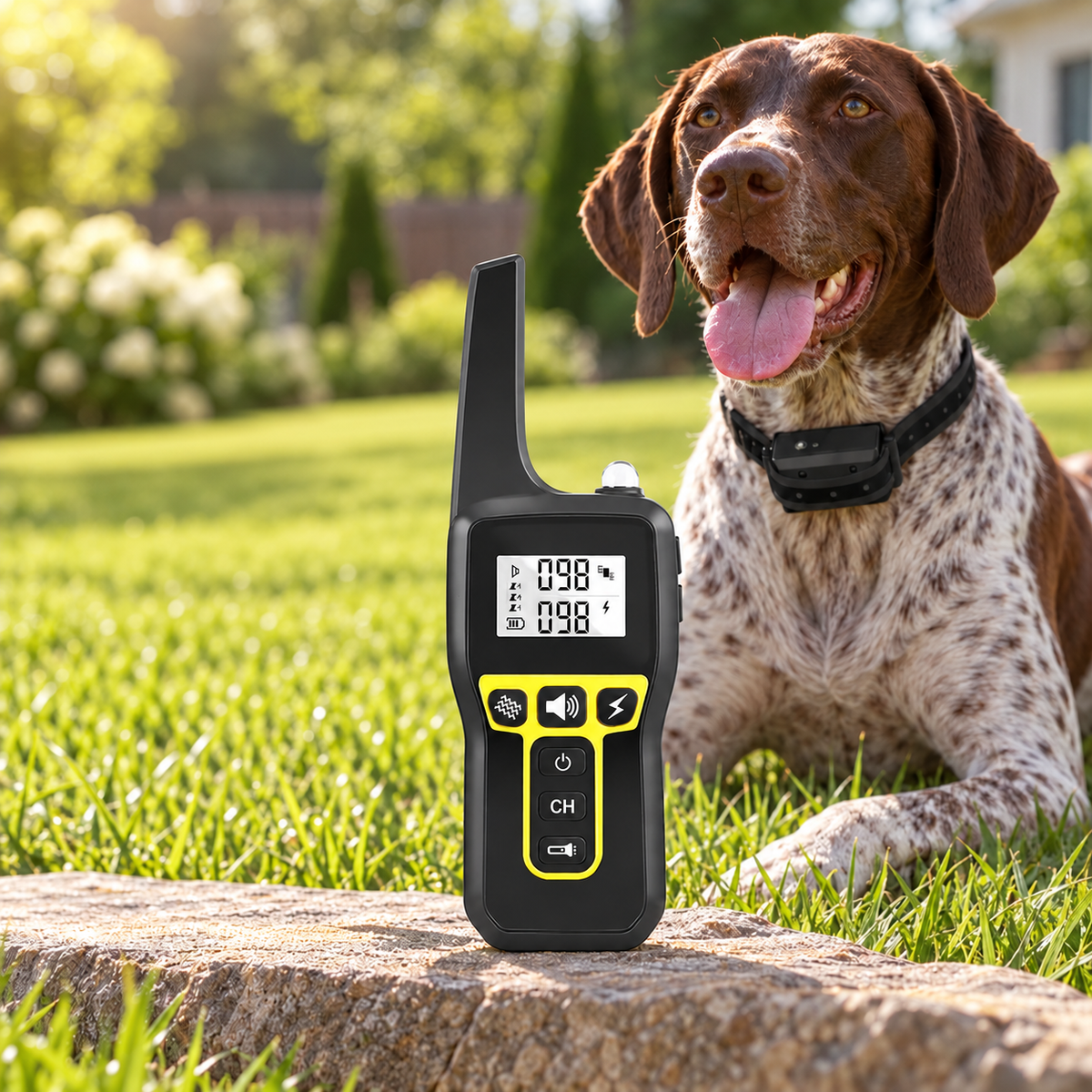 1000m Waterproof Dog Training Collar Rechargeable Remote