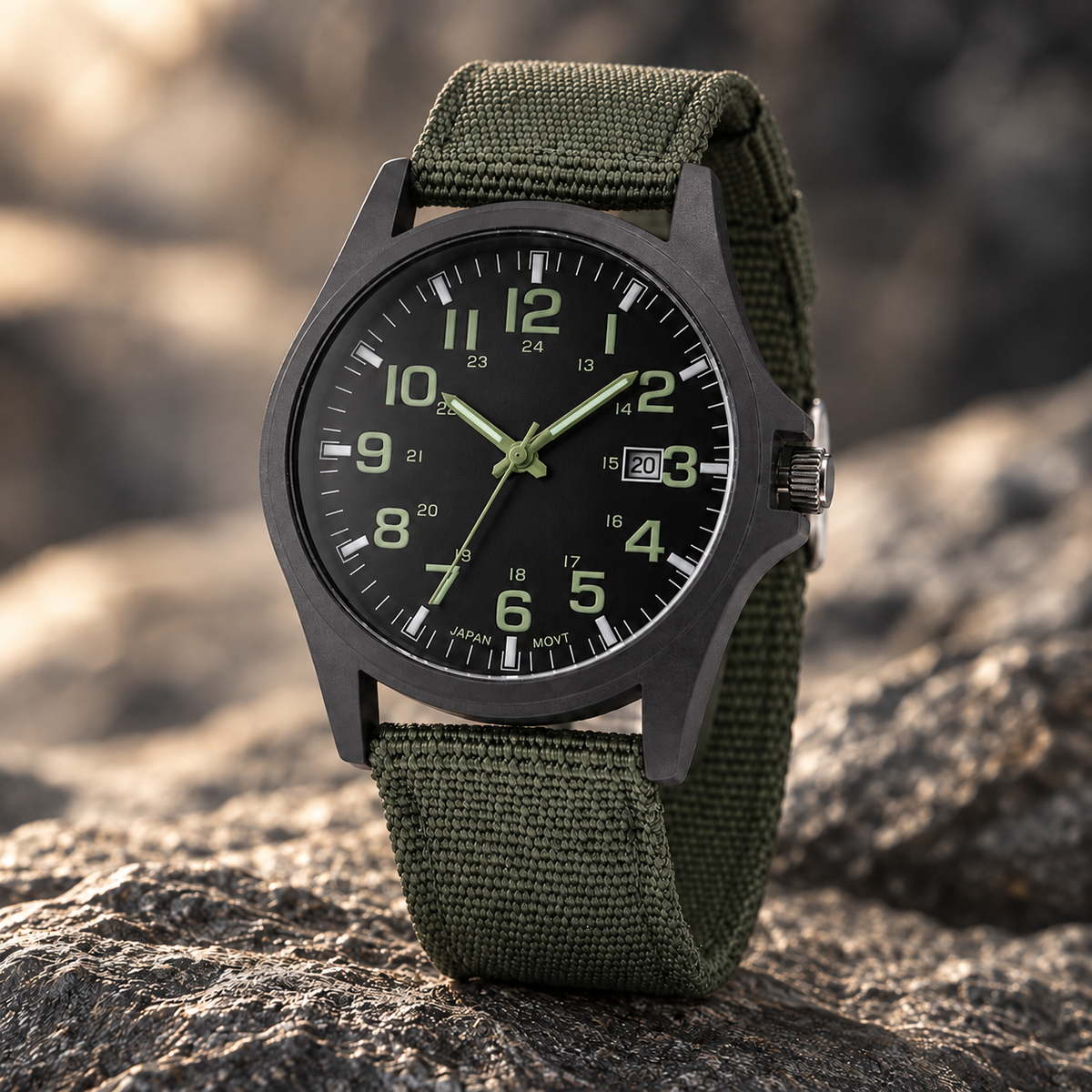 Military Wristwatch Luminous Waterproof Shockproof Tactical Watch