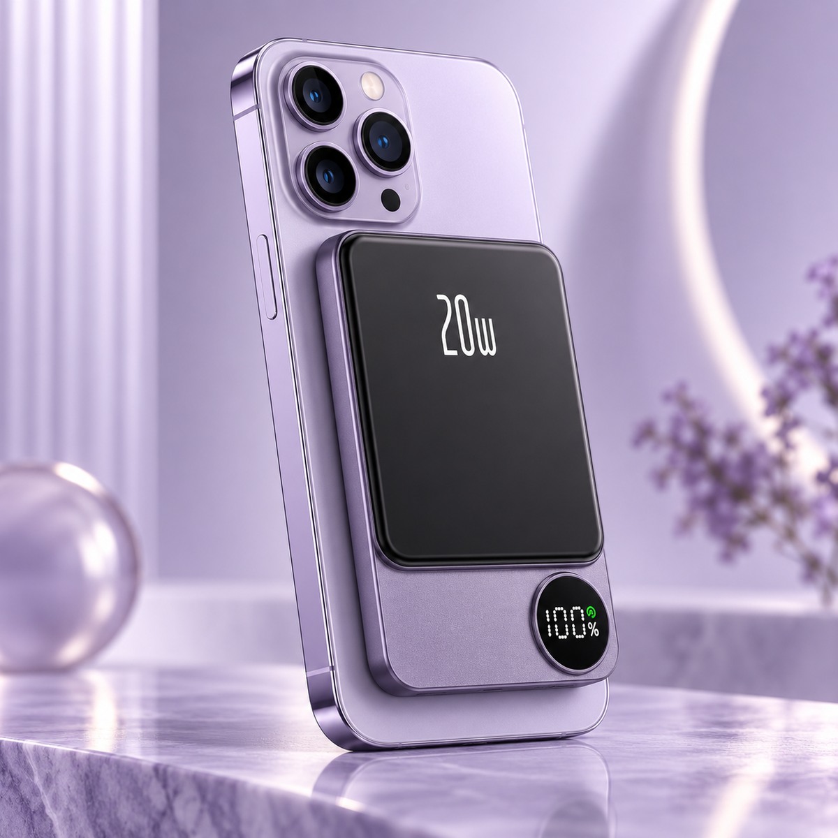 Magnetic Wireless Power Bank Fast Charging Portable Charger