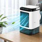 Portable Mini Evaporative Air Cooler Fan Humidifier 900ml