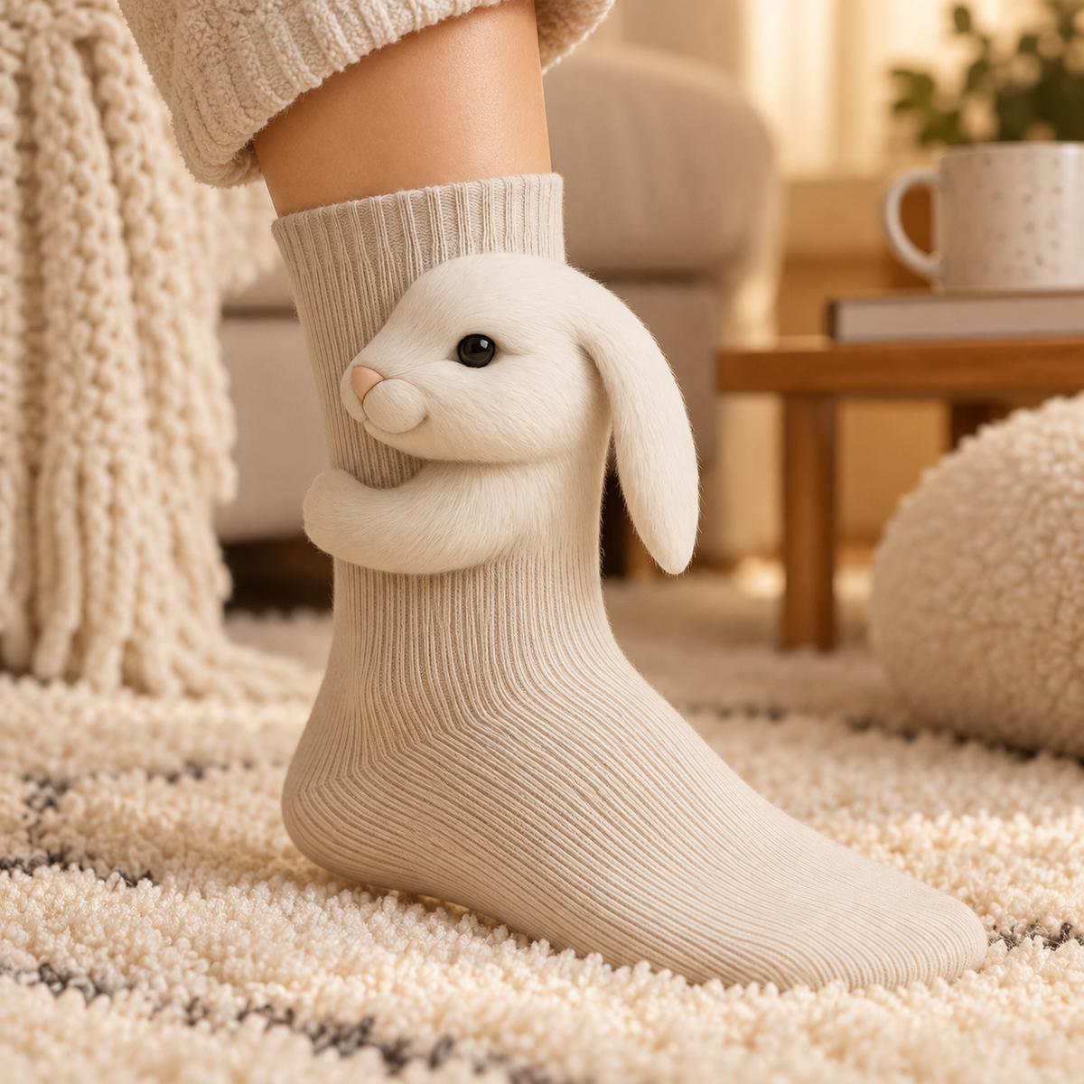 Non-Slip Plush Winter Slipper Socks Unisex House Socks