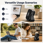 USB Mini Portable Desk Fan 4 Inch 3 Speed Quiet 360 Adjustable