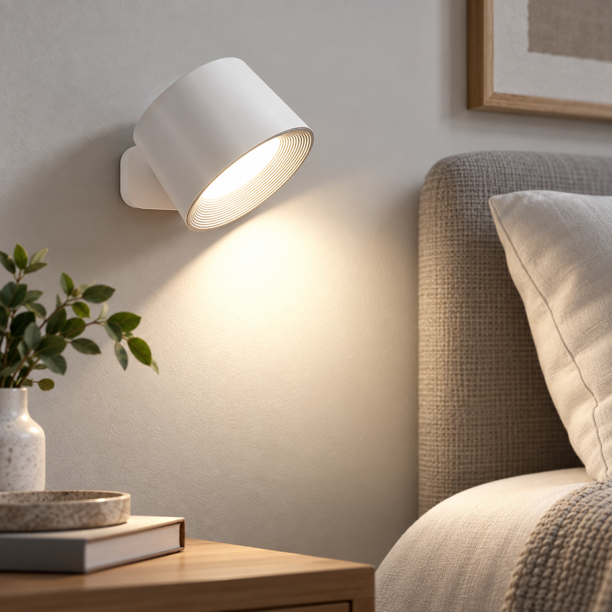 Wireless Rechargeable 360 Wall Light Touch Control LED