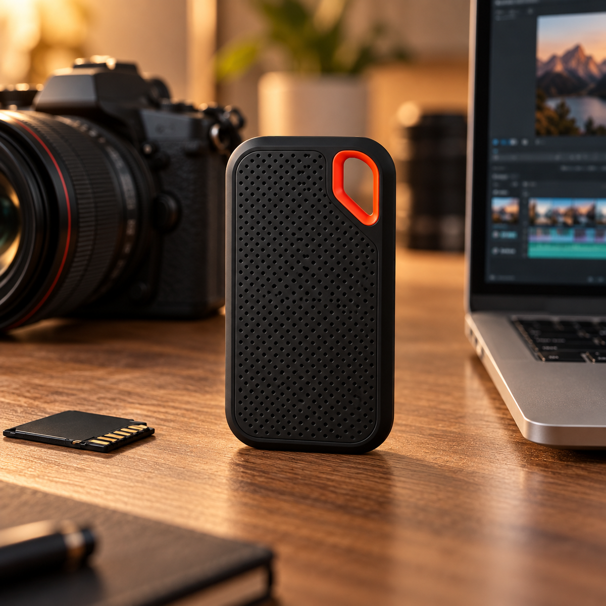 2TB External SSD Portable USB-C Hard Drive for PC and Mac