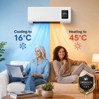 Portable Wall Mounted Air Conditioner with Remote Control Cooling Fans