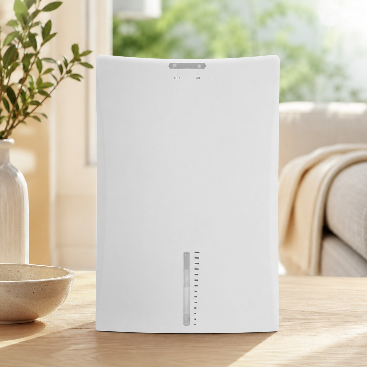 Silent Home Dehumidifier, Household Moisture Absorber & Air Dryer for Bedroom & Living Room