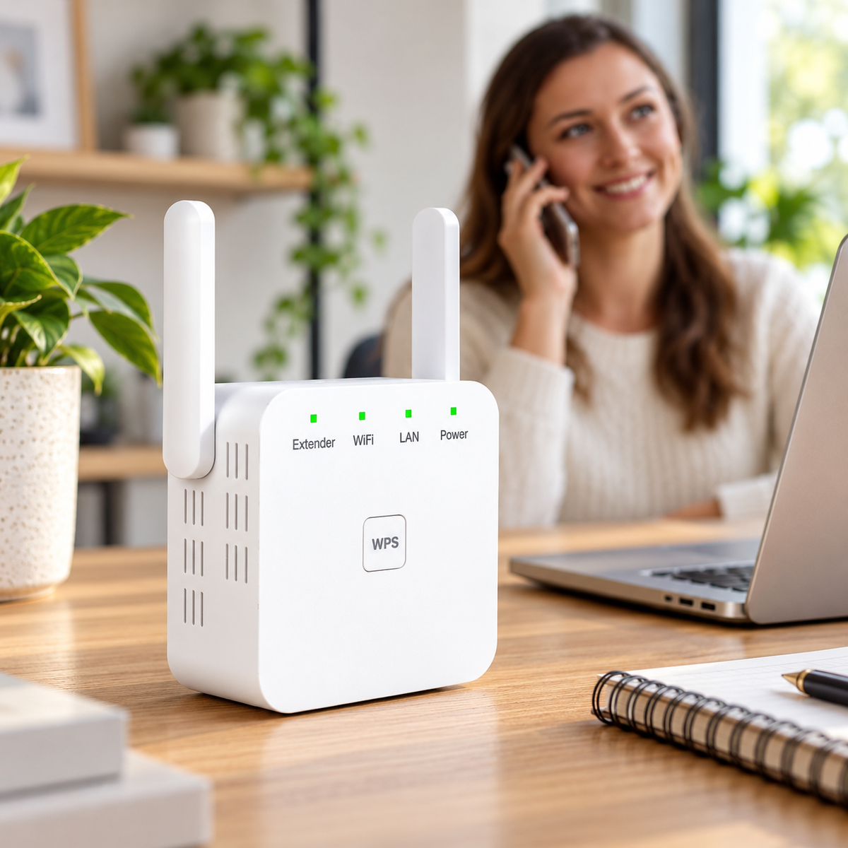 5G WiFi Booster Dual-Band Extender for Home and Garden