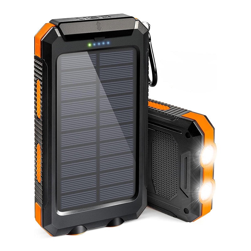Solar Portable Power Bank Charger Mobile Phone Battery Pack