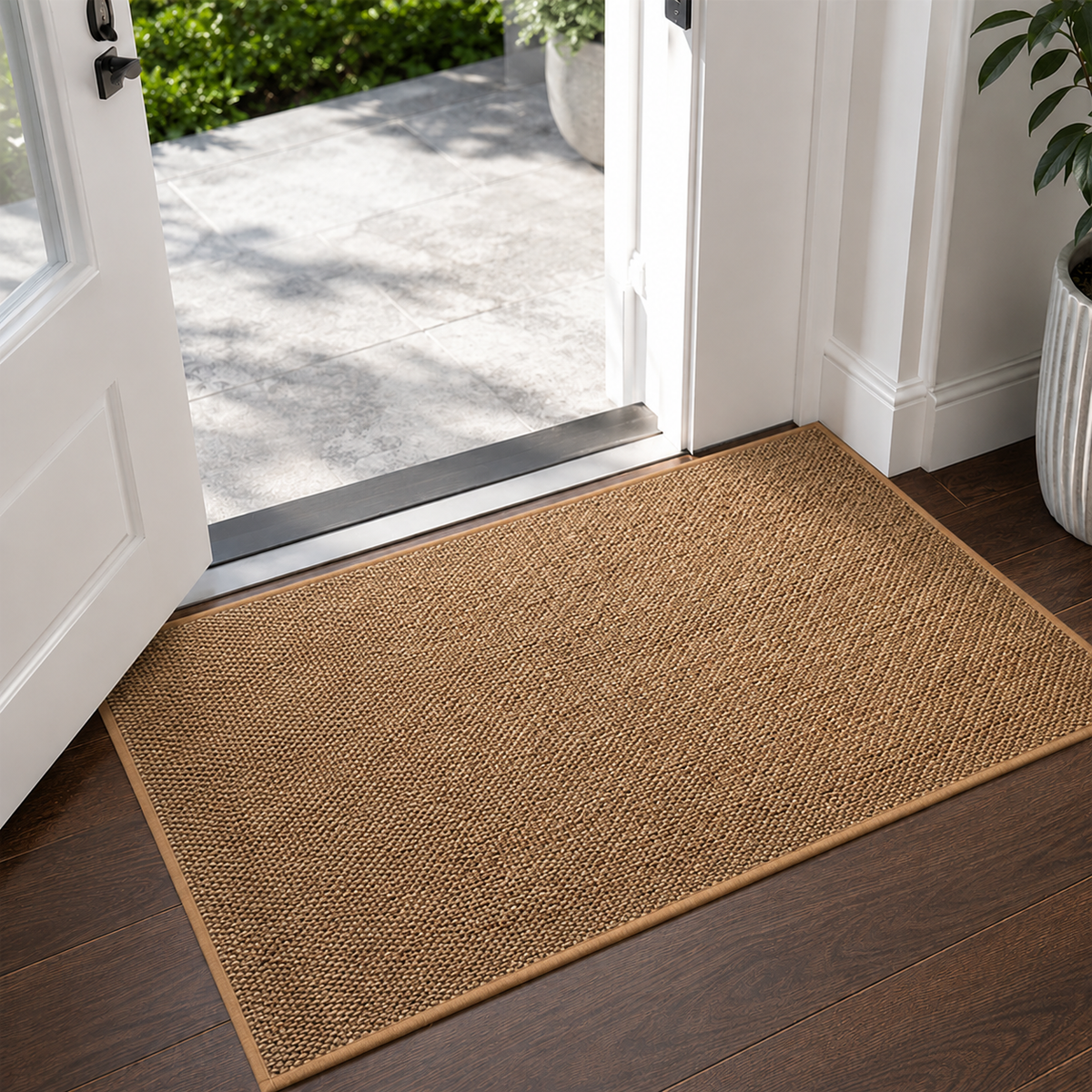 Woven Indoor Door Mat Machine Washable Non-Slip