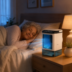 Portable Mini Air Conditioner with 900ML Water Tank 3-Speed Humidifier