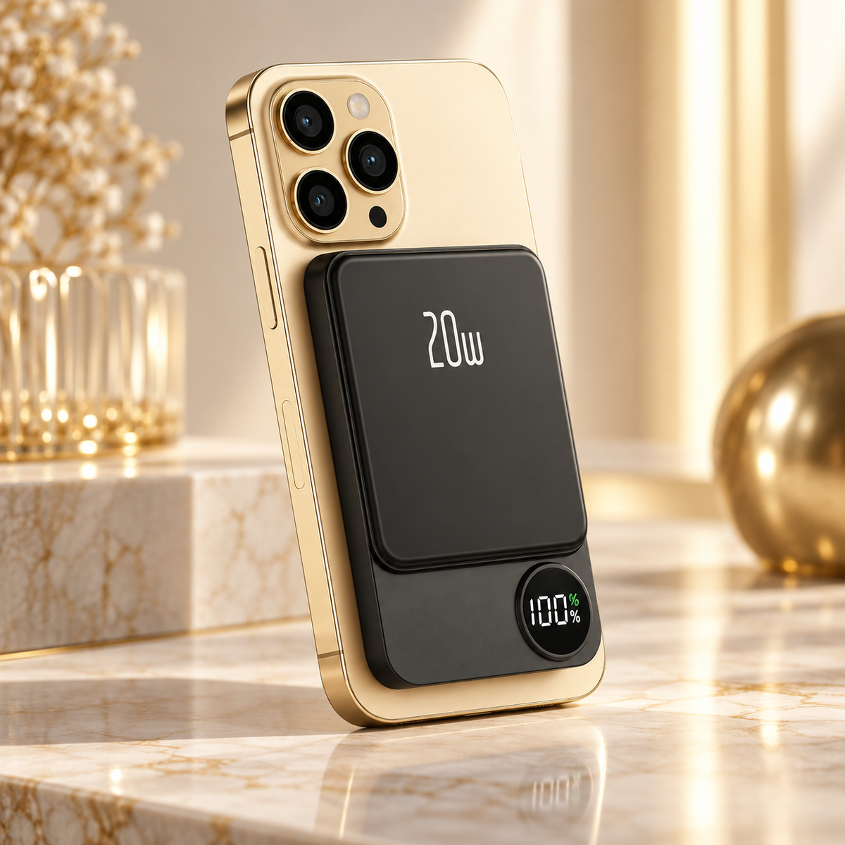 Magnetic Wireless Power Bank Fast Charging Portable Charger