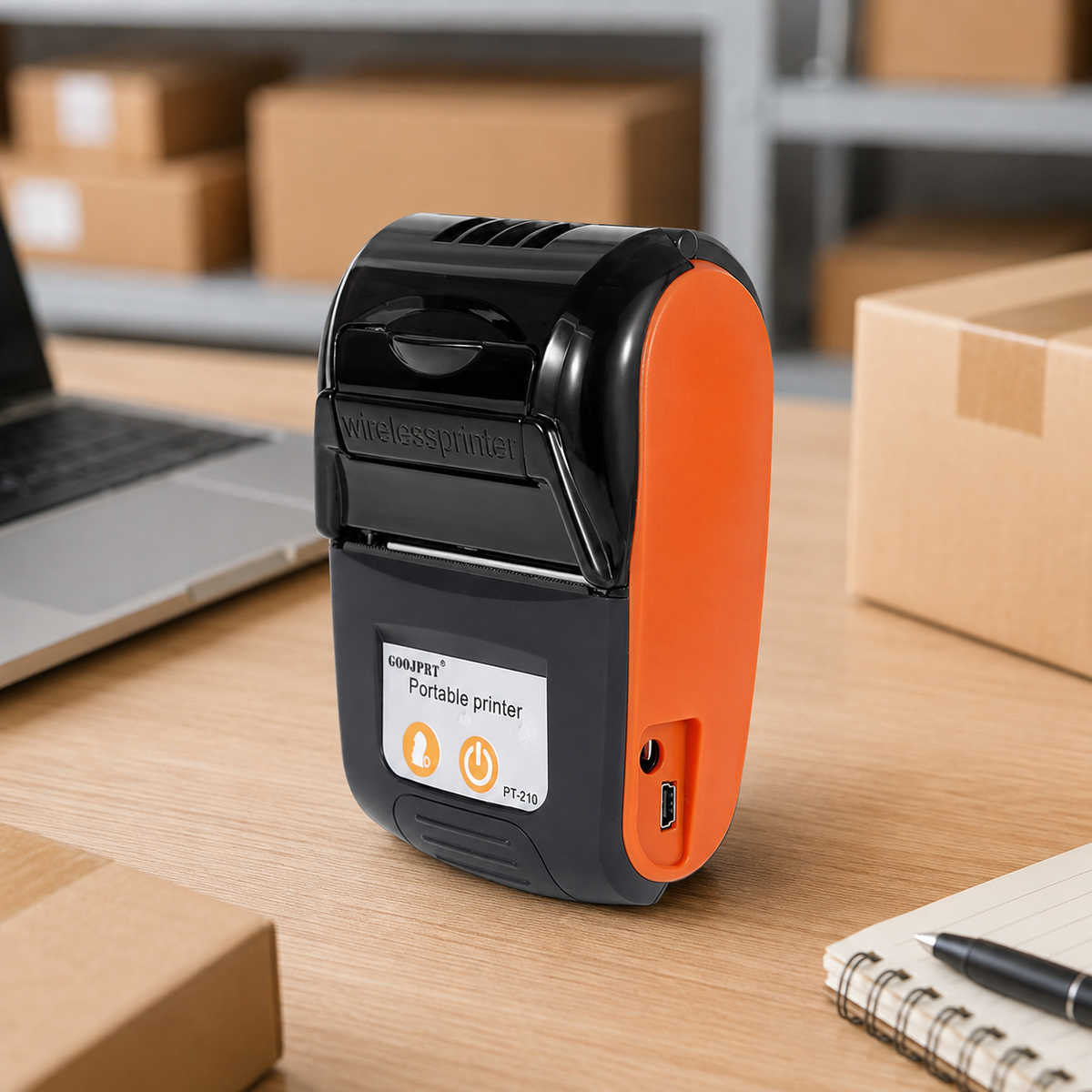 Wireless Thermal Printer Portable Inkless Photo Printer