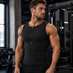Men's Compression Workout Vest with Adjustable Waist Straps
