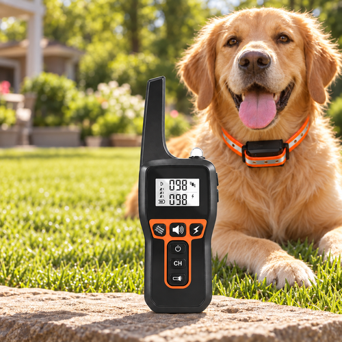 1000m Waterproof Dog Training Collar Rechargeable Remote