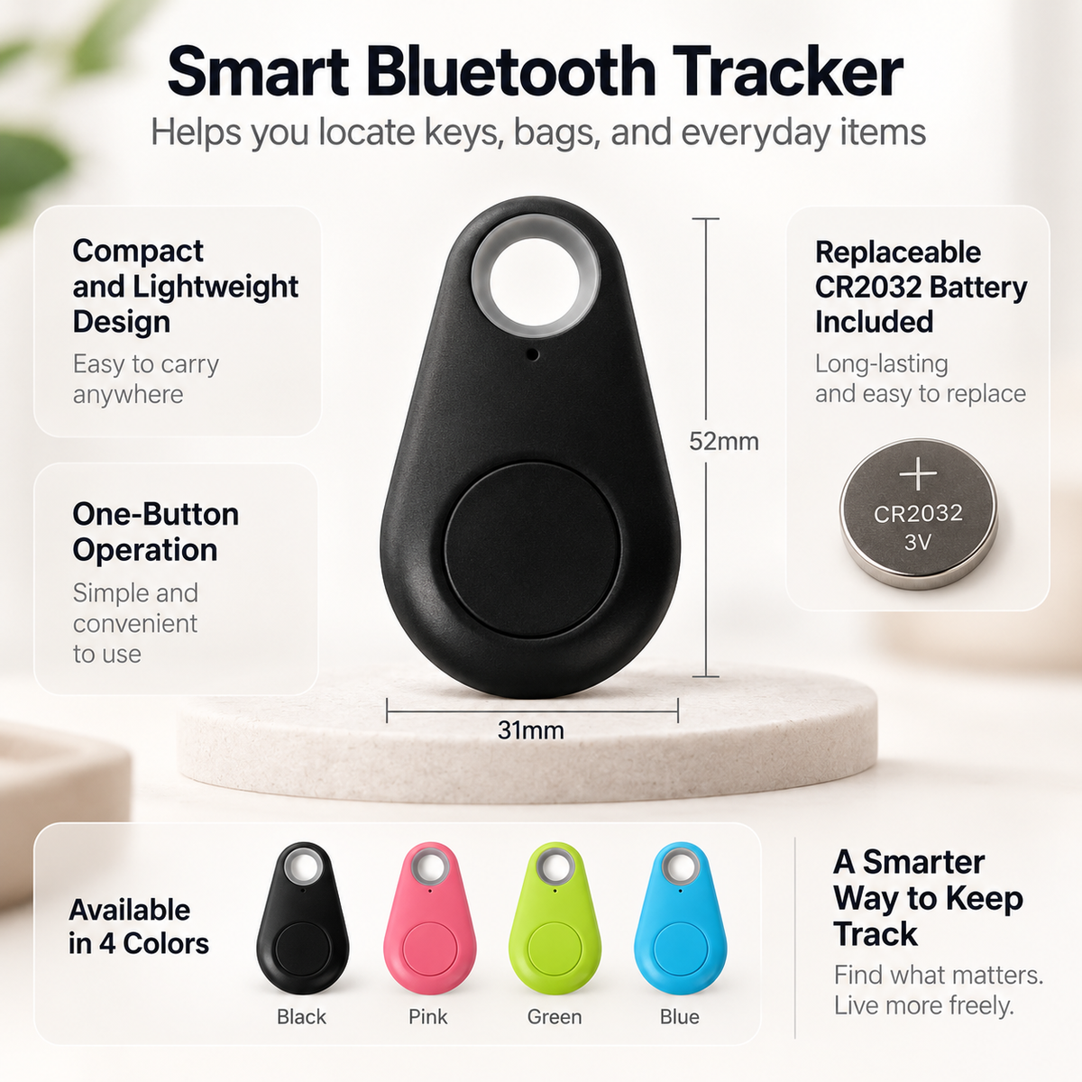 Mini GPS Tracker for Kids SOS Geo Alarm Real Time Locator