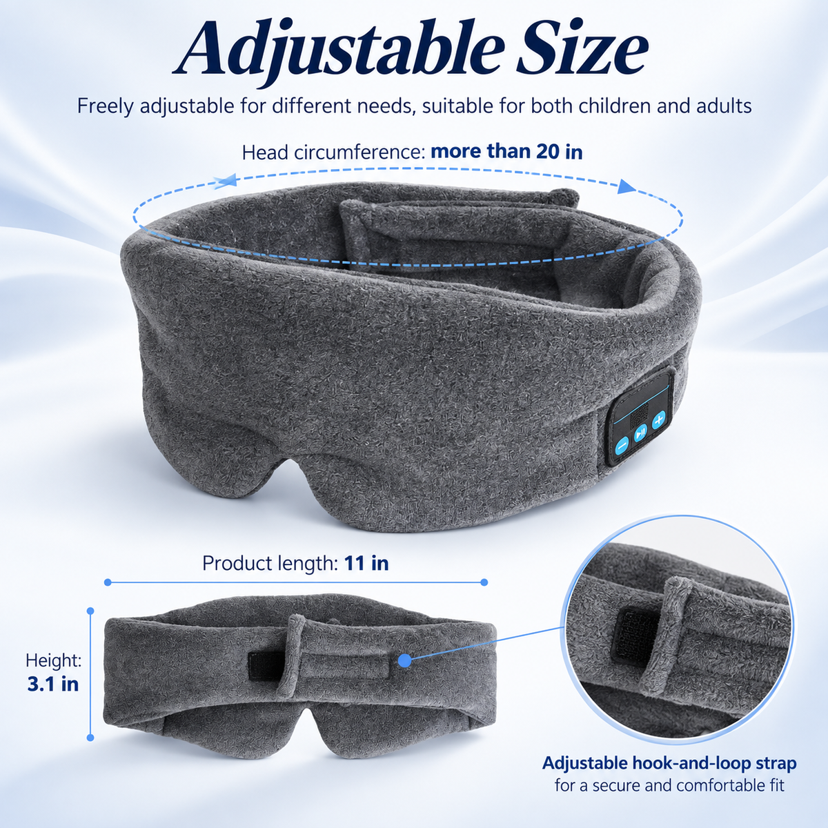 Sleep Headphones Wireless Bluetooth Headband with Speakers for Sleep