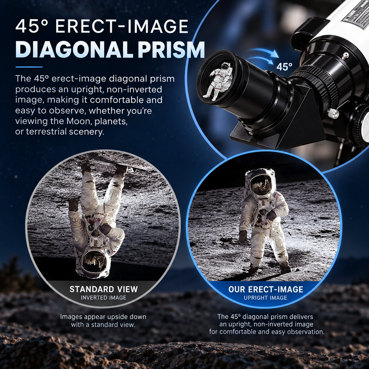Astronomical Telescope 70mm Aperture 300mm with Tripod for Beginners