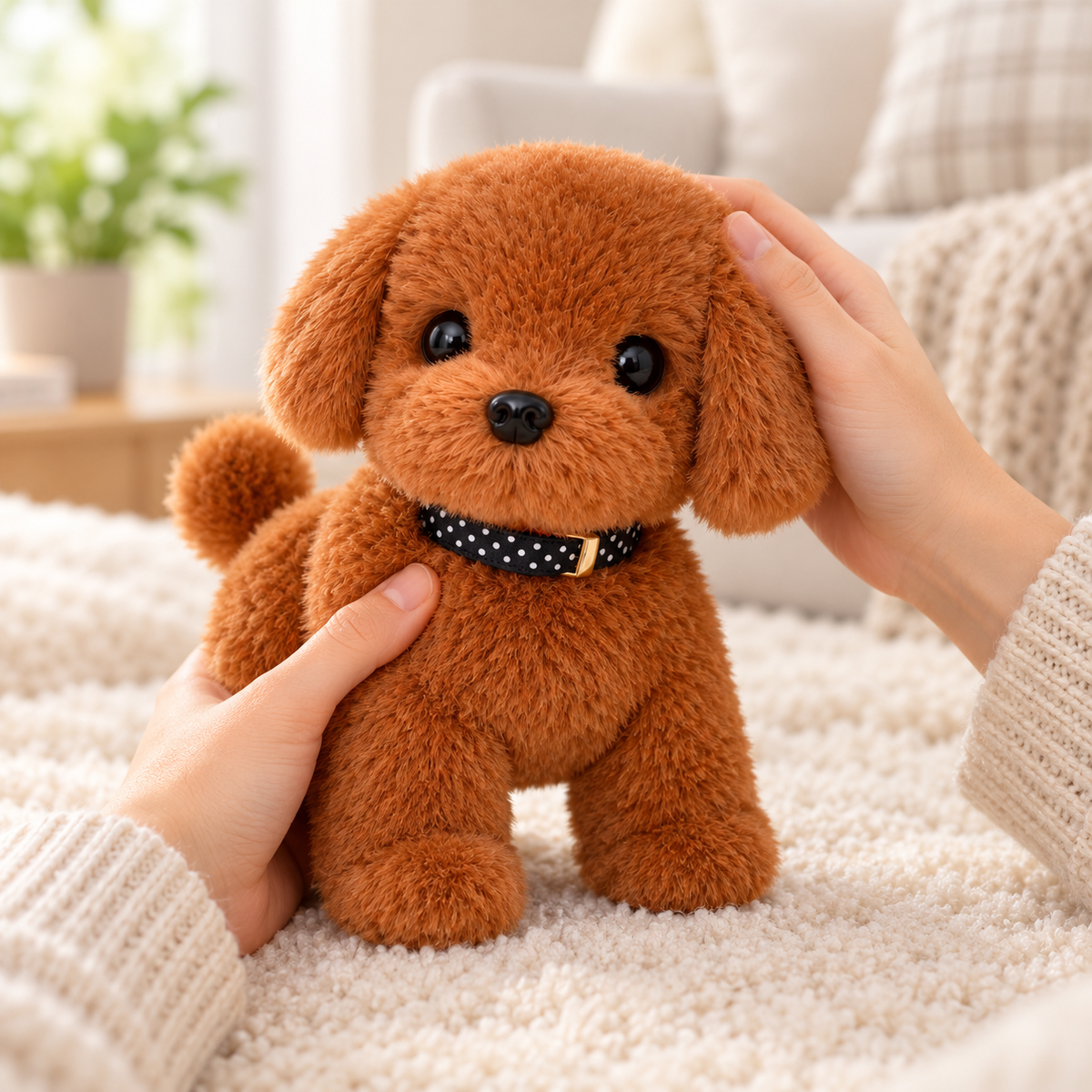 Interactive Robot Puppy Toy with Movement for Kids