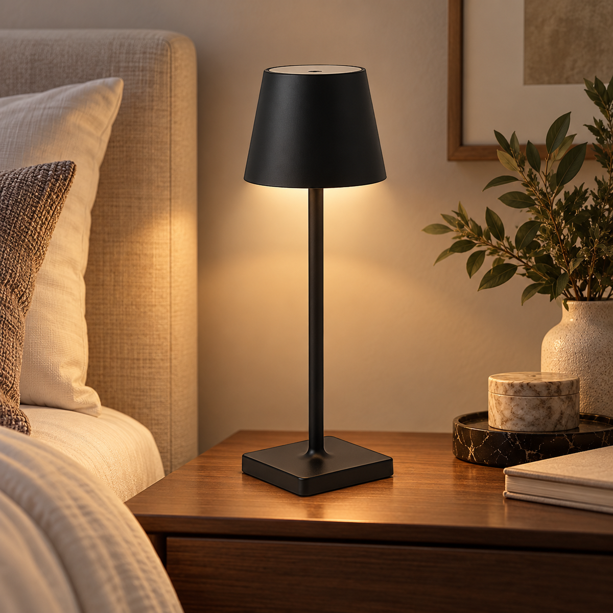 Rechargeable LED Table Lamp Cordless Dimmable for Home Outdoor
