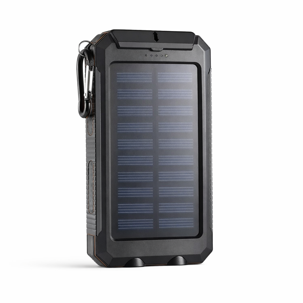 Portable Solar Power Bank 20000mAh External Battery Charger Fast Charging
