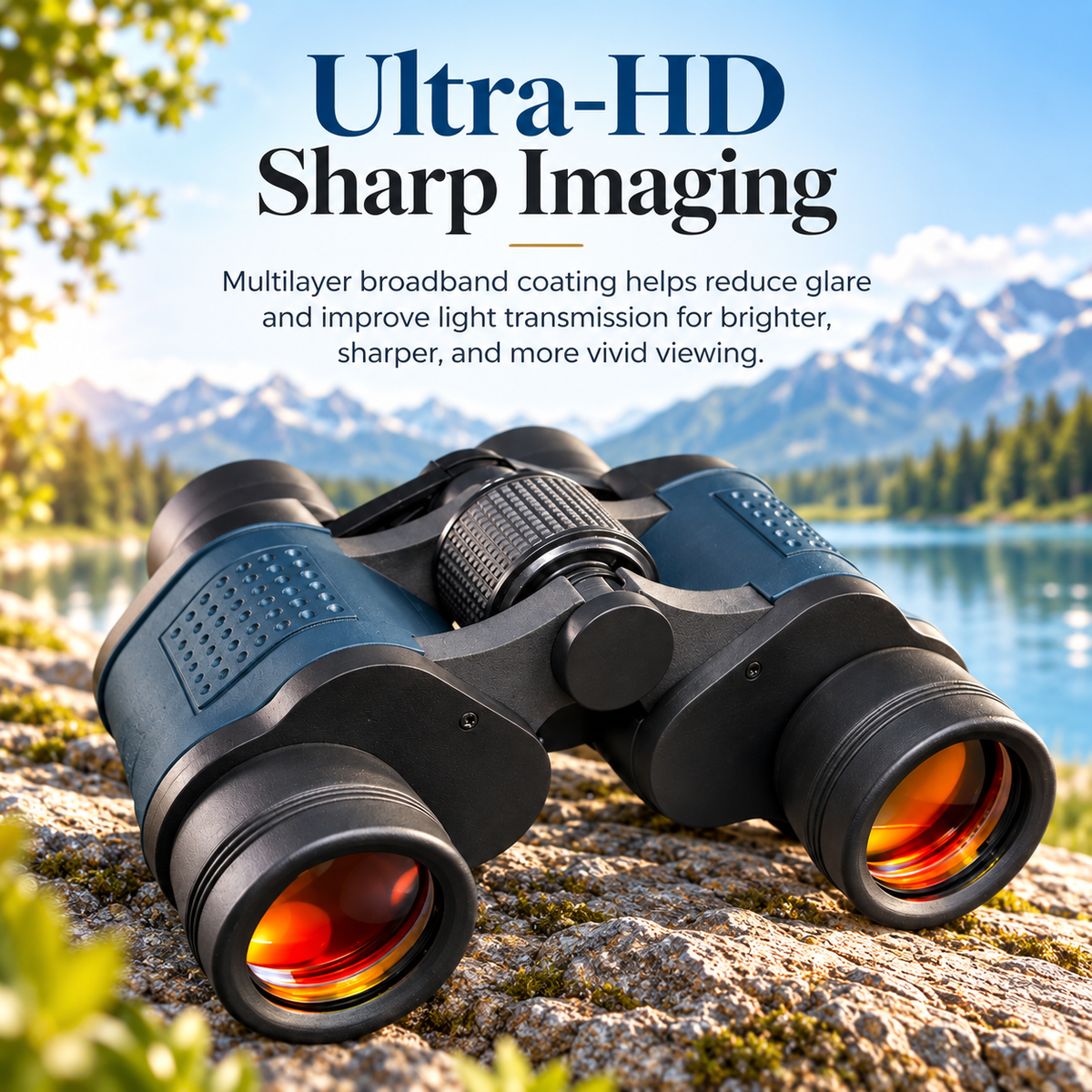 Night Vision Binoculars 60x60 HD Long Range for Hunting