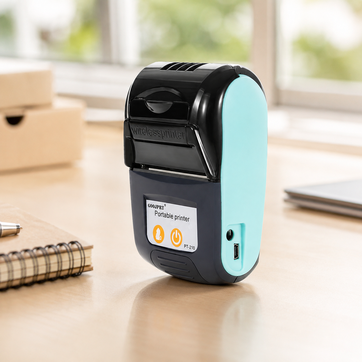 Wireless Thermal Printer Portable Inkless Photo Printer