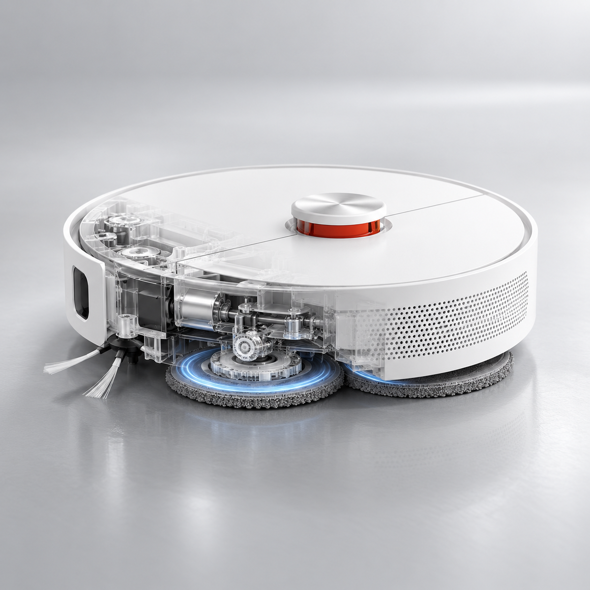 Robot Vacuum with Mop AI Navigation and Self-Emptying Base