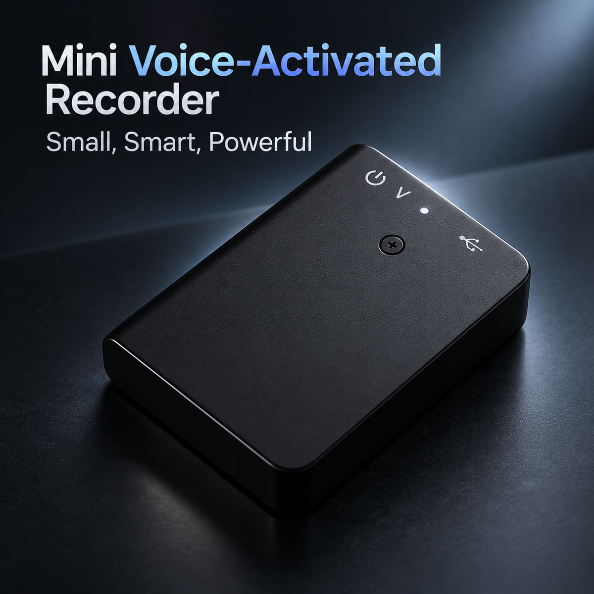 Mini Voice Activated Recorder Discreet Audio Recorder