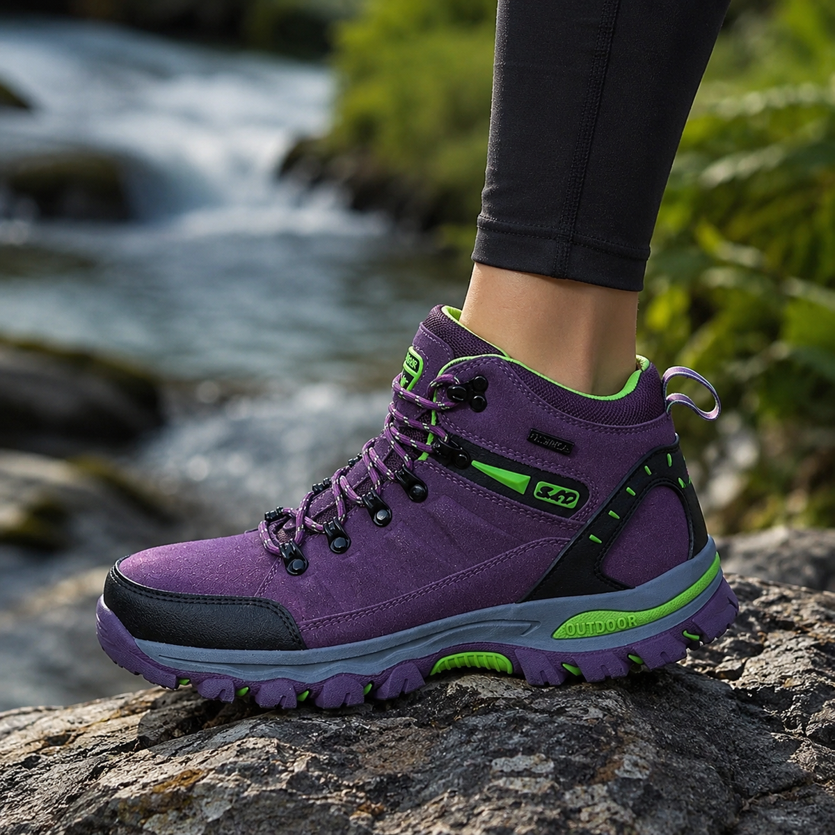 Women's Wide Fit Winter Hiking Boots with Arch Support