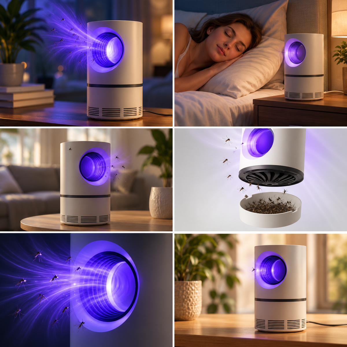 UV Light Insect Trap Indoor Outdoor Mosquito Fly Killer