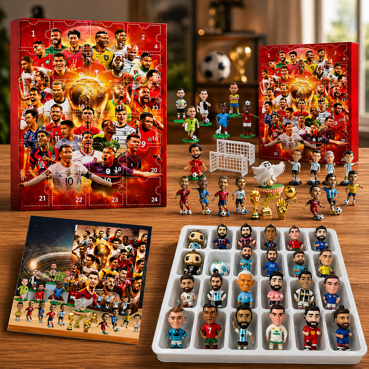 Advent Calendar Football World Cup Countdown Gift Set