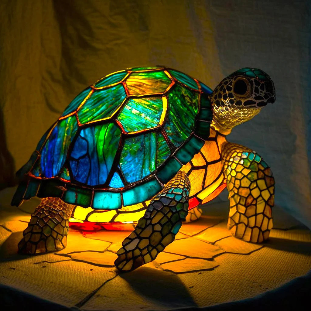 Animal Table Lamp Stained Glass Table Lamp Vintage Style