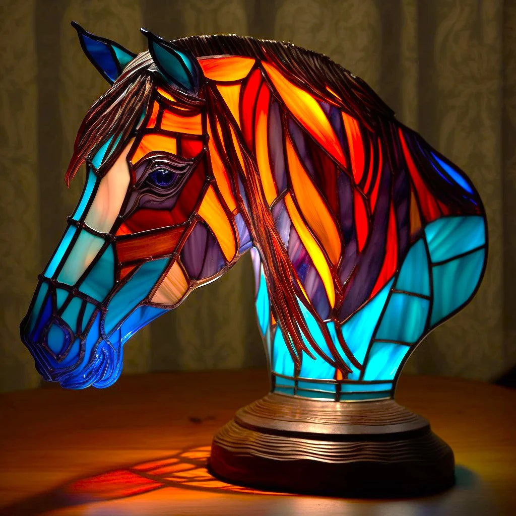 Animal Table Lamp Stained Glass Table Lamp Vintage Style