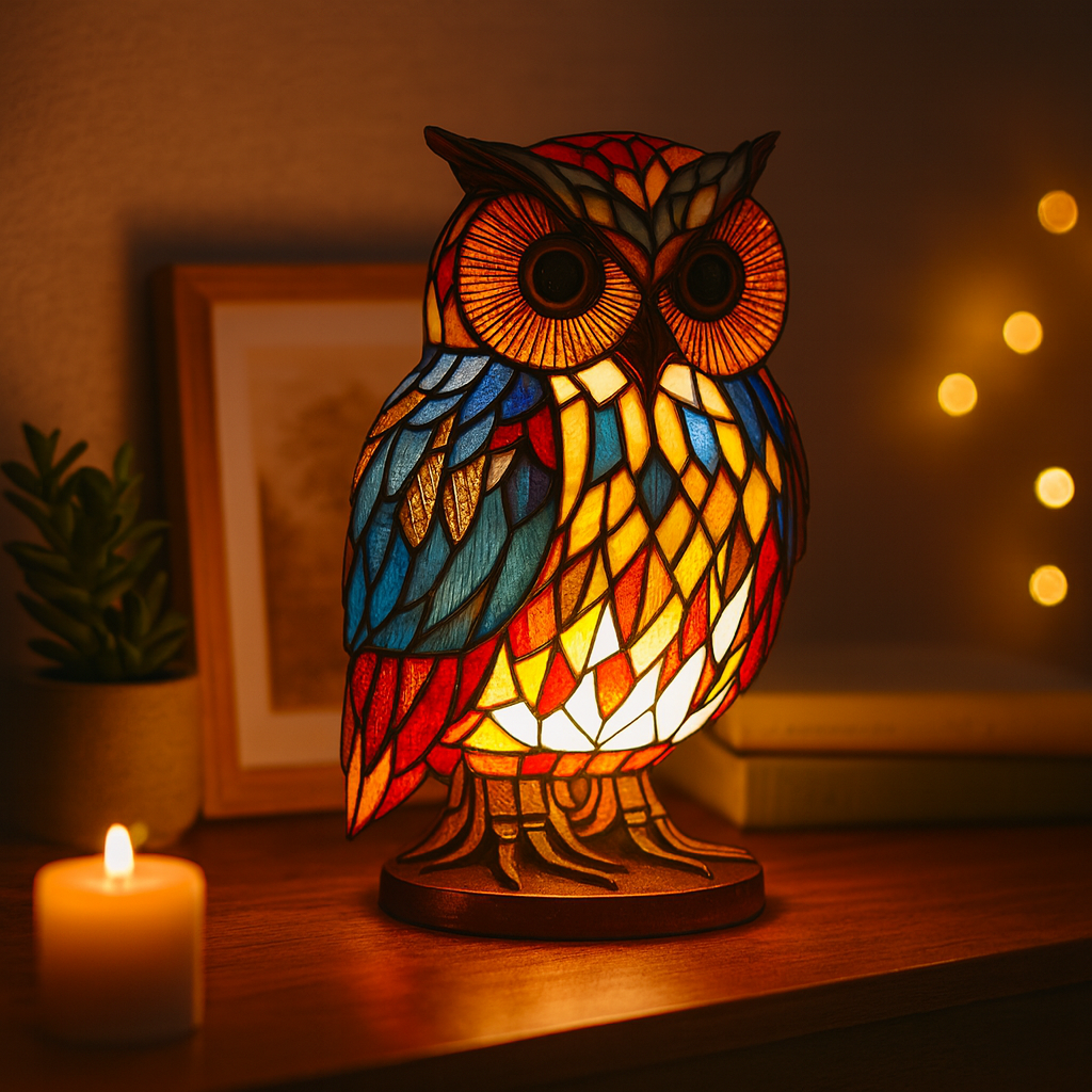 Animal Table Lamp Stained Glass Table Lamp Vintage Style