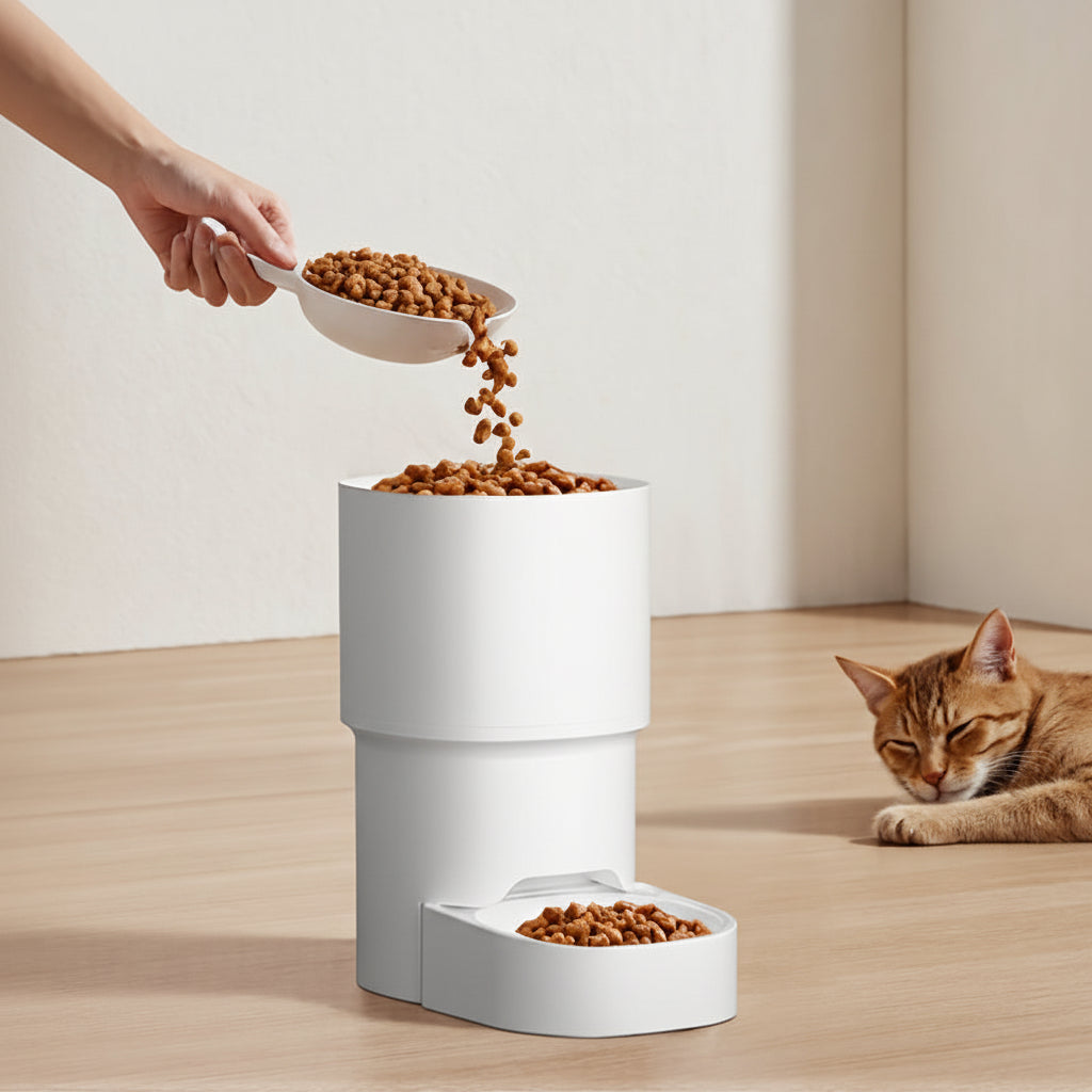 Smart Automatic Cat Feeder with App Control