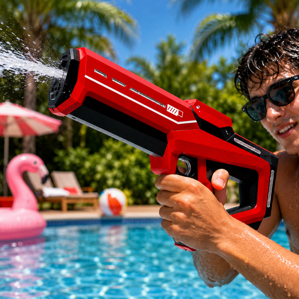 Automatic Water Gun Toy with Long Range Water Blaster
