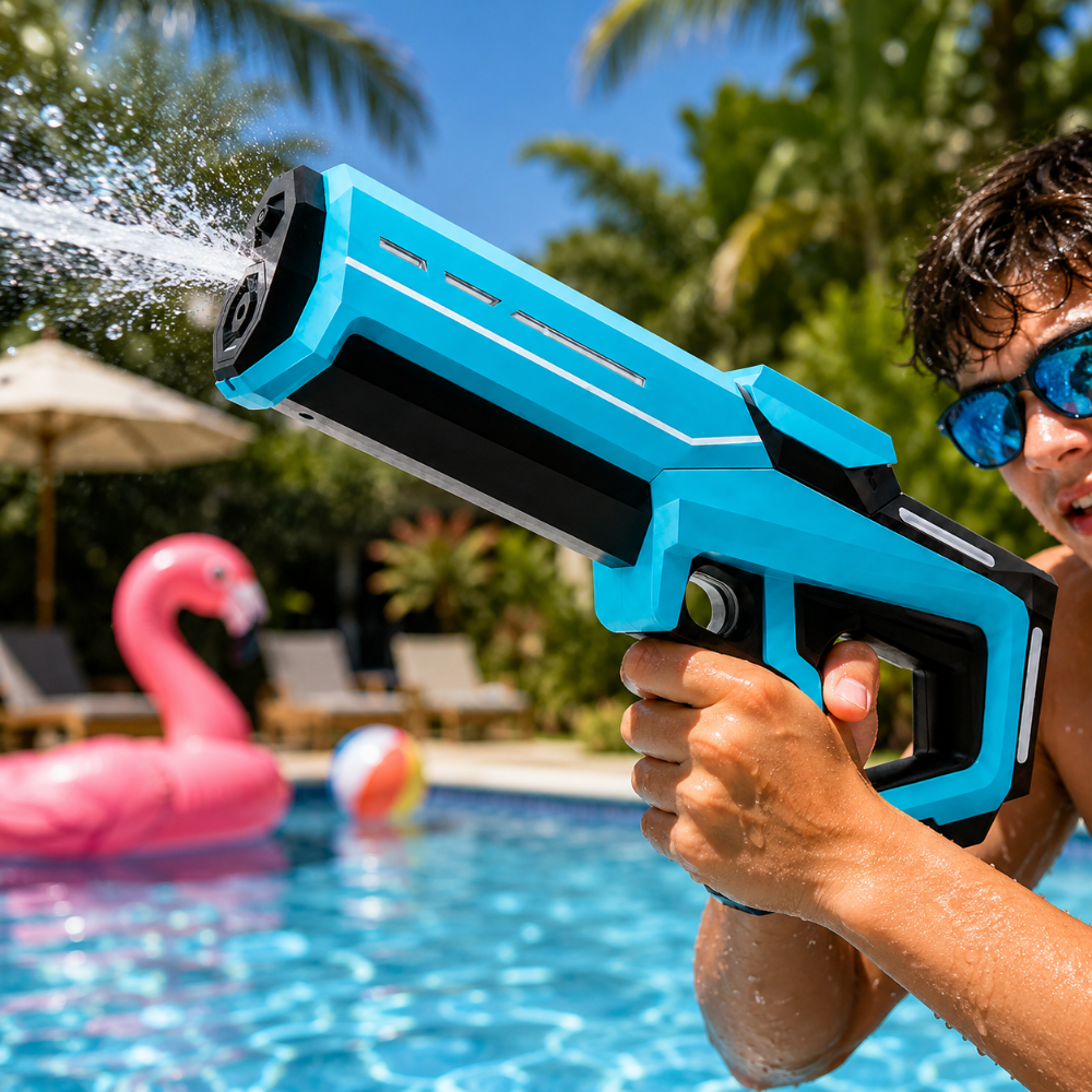Automatic Water Gun Toy with Long Range Water Blaster