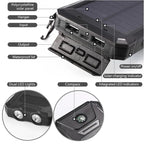 Solar Portable Power Bank Charger Mobile Phone Battery Pack