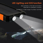 Solar Portable Power Bank Charger Mobile Phone Battery Pack