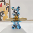 Decorative Bear Tray Organizer for Keys