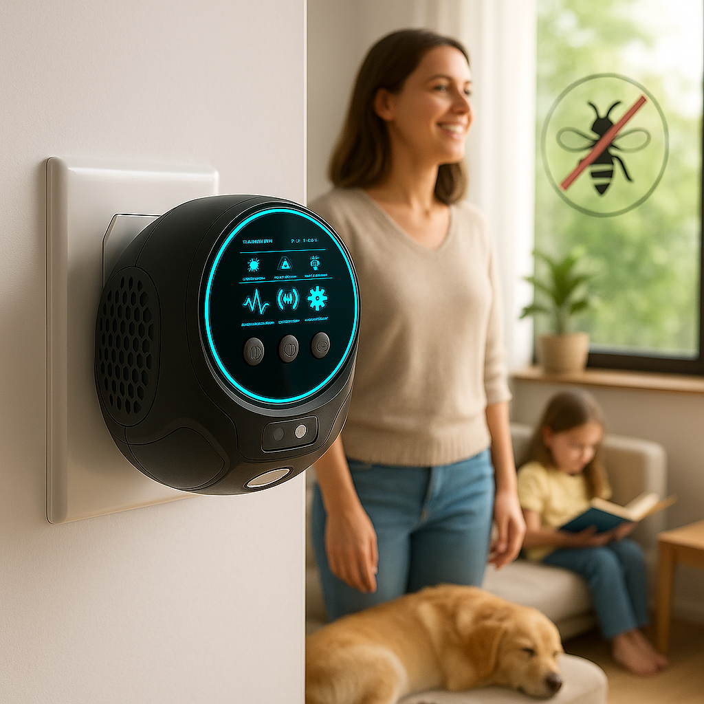 Bee and Wasp Repellent Electronic Insect Repellent Device for Outdoor Use