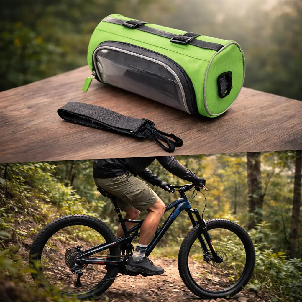 Bicycle Handlebar Bag Waterproof Bike Front Storage Bag