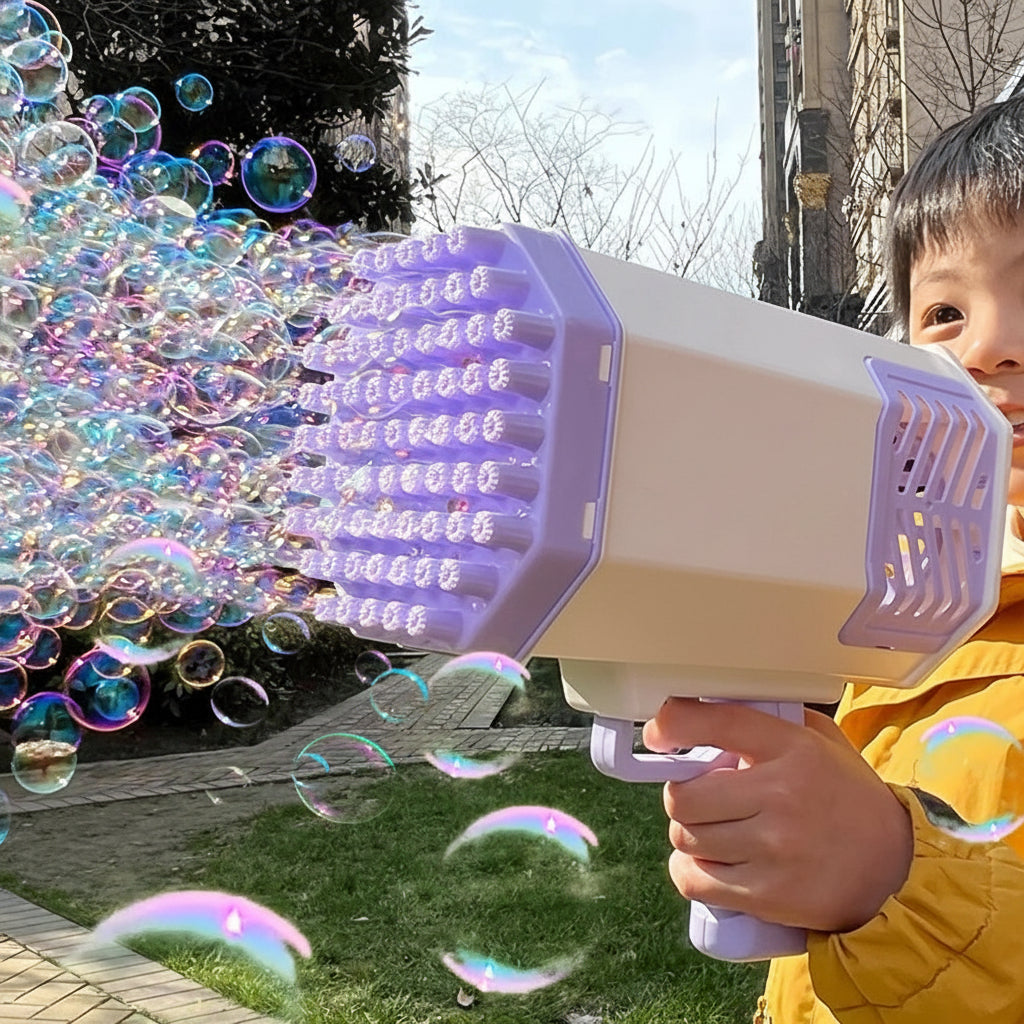 Bubble Blaster Toy for Kids Outdoor Bubble Gun Toy