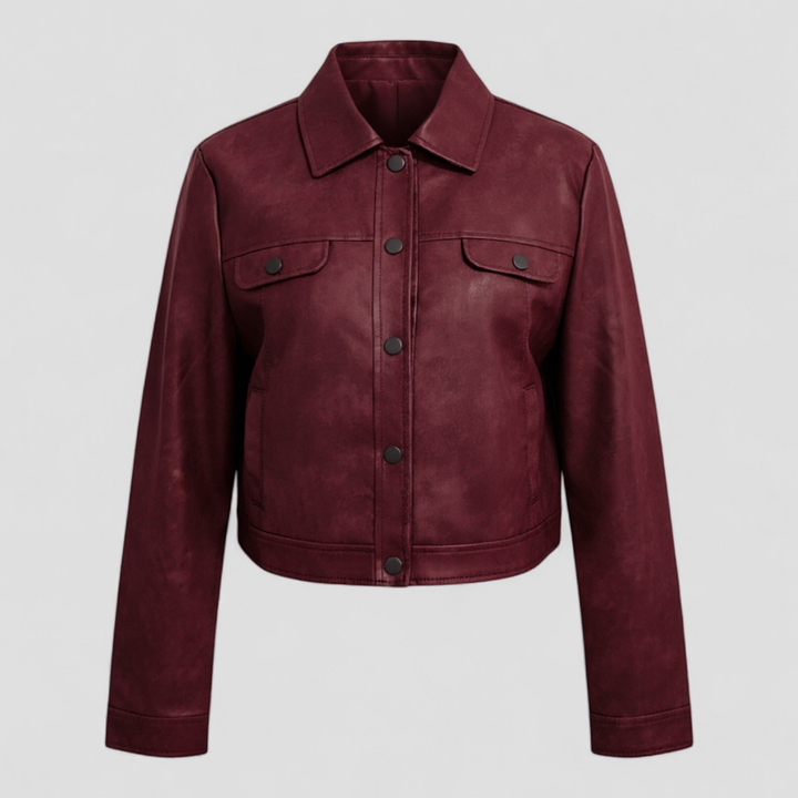 Women's Slim Leather Jacket