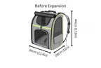 Expandable Cat Carrier Backpack with Breathable Mesh