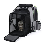 Expandable Cat Carrier Backpack with Breathable Mesh